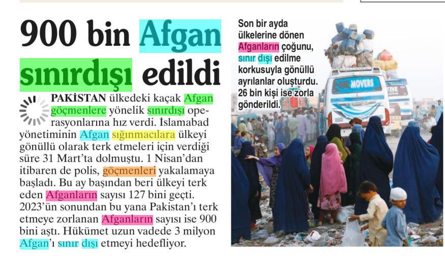 Uygur Türkü…
Afganlılar…
Göç, belirsizlik, hüzün devam ediyor