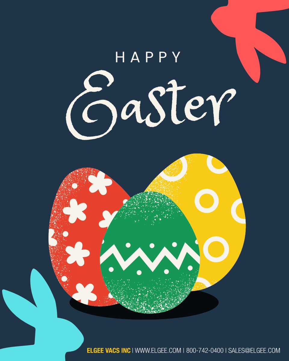 ELGEE_Mfg's tweet photo. Happy Easter from all of us at Elgee Vacs Inc.
https://t.co/p1qpirVt9n
#easter #happyeaster #easterbunny #eastercelebration #blessed #elgee #elgeevacsinc #elgeepowervac https://t.co/ivDzdomLub