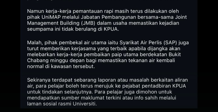 firdaosyusof's tweet photo. Bukan SAP kata tak ada masalah eh? Asal nak open projek upgrade di Bukit Chabang lagi? Mungkin bijak pandai @MPPPUniMAP boleh jawapkan? https://t.co/8NNWppqIlN