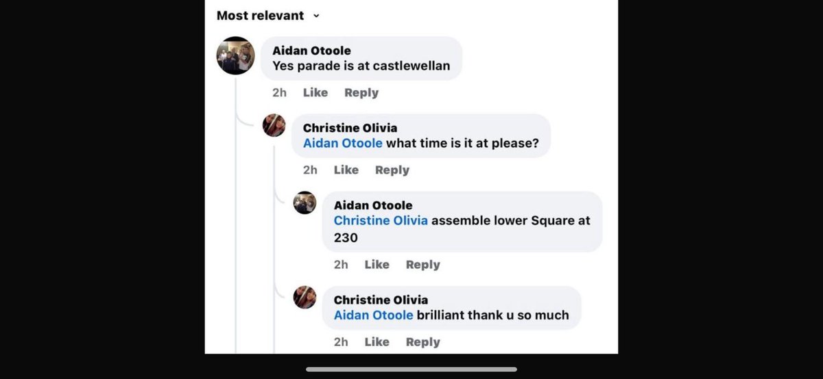 Loughinisland victims spokesman O Tool promoting a Terrorist parade. Will he be able to leave the house to attend or will he be marshaling it ?