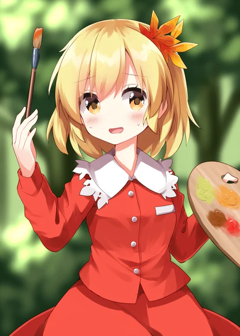 秋に向けて頑張る静葉ちゃん 
