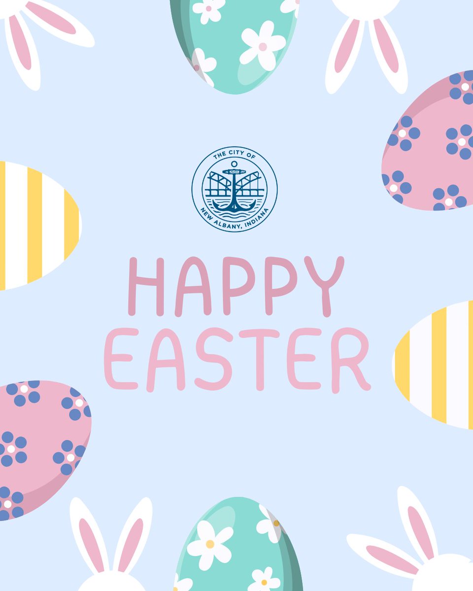 Happy Easter from all of us at the City of New Albany! We hope you have a blessed day with those you love.