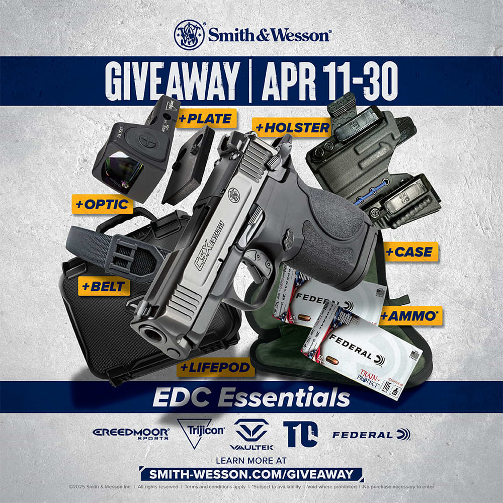 2AGawlinks's tweet photo. Check out this giveaway from Smith & Wesson!
Enter Here: https://t.co/Fr5wXr5rWy
#Giveaway #sweepstakes #contest #2a #GunGiveaway #FreeGun #contestalert #2aGAW #winagun #AbolishTheATF #2aShallNotBeInfringed #RepealTheNFA #2ndAdmendment #RepealTheGCA #ConstitutionalCarry https://t.co/wB3ysp6p3s