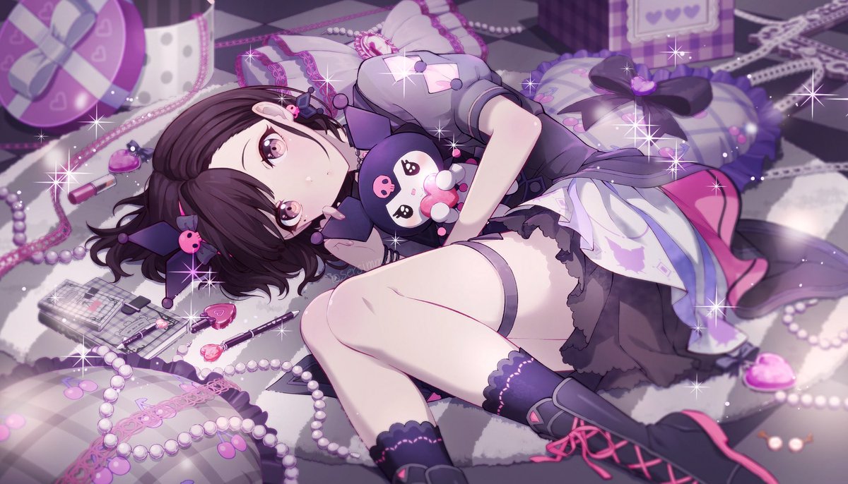 sersimmon's tweet photo. Yuno as Ena from the sanrio collab because short hair Yuno exists now

#milgram #02_m #prsk_edit https://t.co/nY01BmRRjw