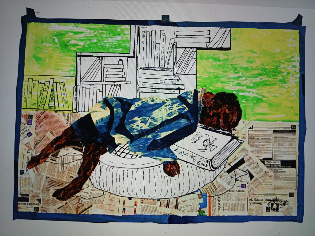 Some CAHP kids refuse to go home at closing time! Artwork by NANA Ananse #bookoftheday #library #literacy #learning #Osu #Accra #Ghana #communitydevelopment <a href="/ChristiansborgP/">Christiansborg Archaeological Heritage Project</a> <a href="/MellonFdn/">Mellon Foundation</a> @NANAananse