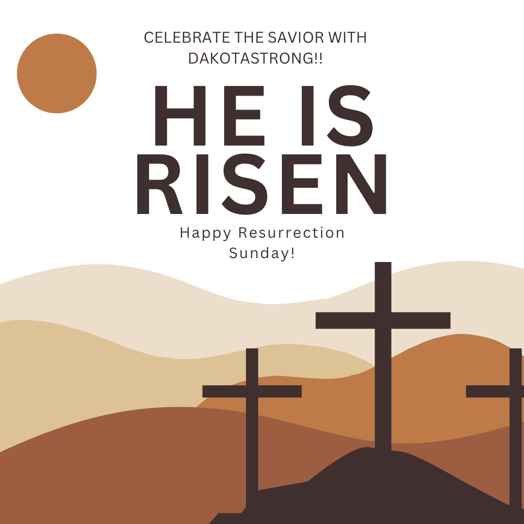 DakotaStrongInc's tweet photo. #HeIsRisen https://t.co/PSHBI3z0BO