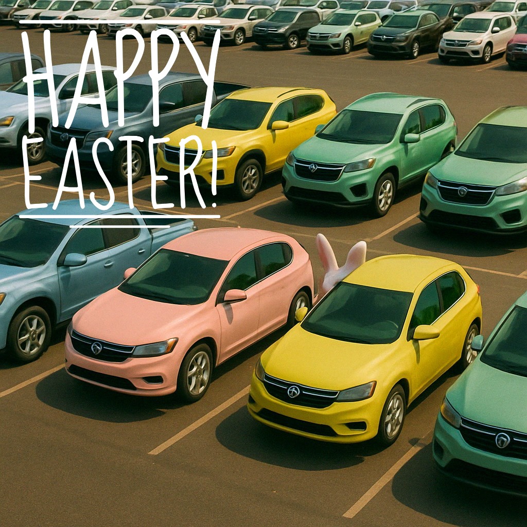 Happy Easter from all of us at EchoPark! 🐰🌸 Whether you’re searching for just the right color, the perfect fit, or the best value, hop over to EchoPark.com and start your search today. Thousands of vehicles. No surprises. Just like-new quality at a price worth