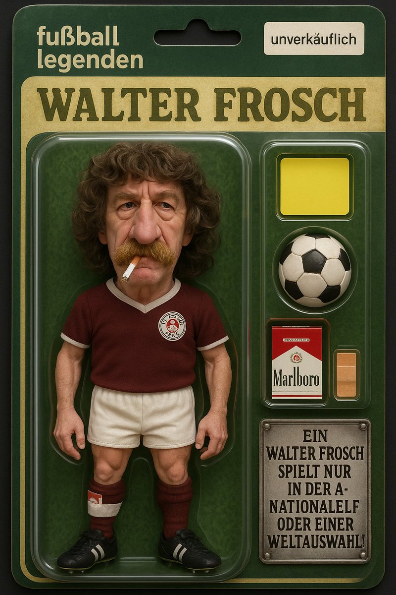 Meine #Actionfigur von der Fußball Legende Walter Frosch. 😍