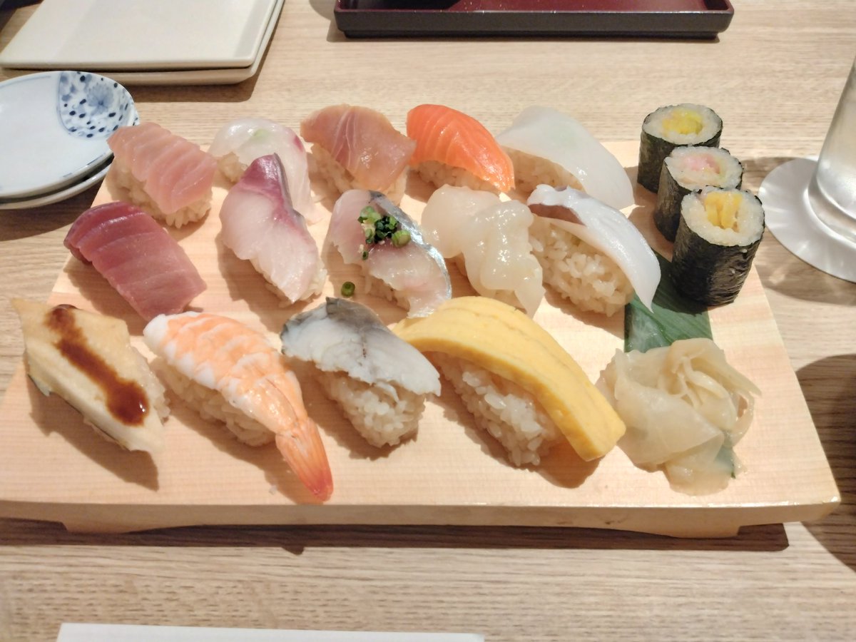 海鮮好きな子と一緒にお寿司！
めっちゃ楽しくて美味しかった😃