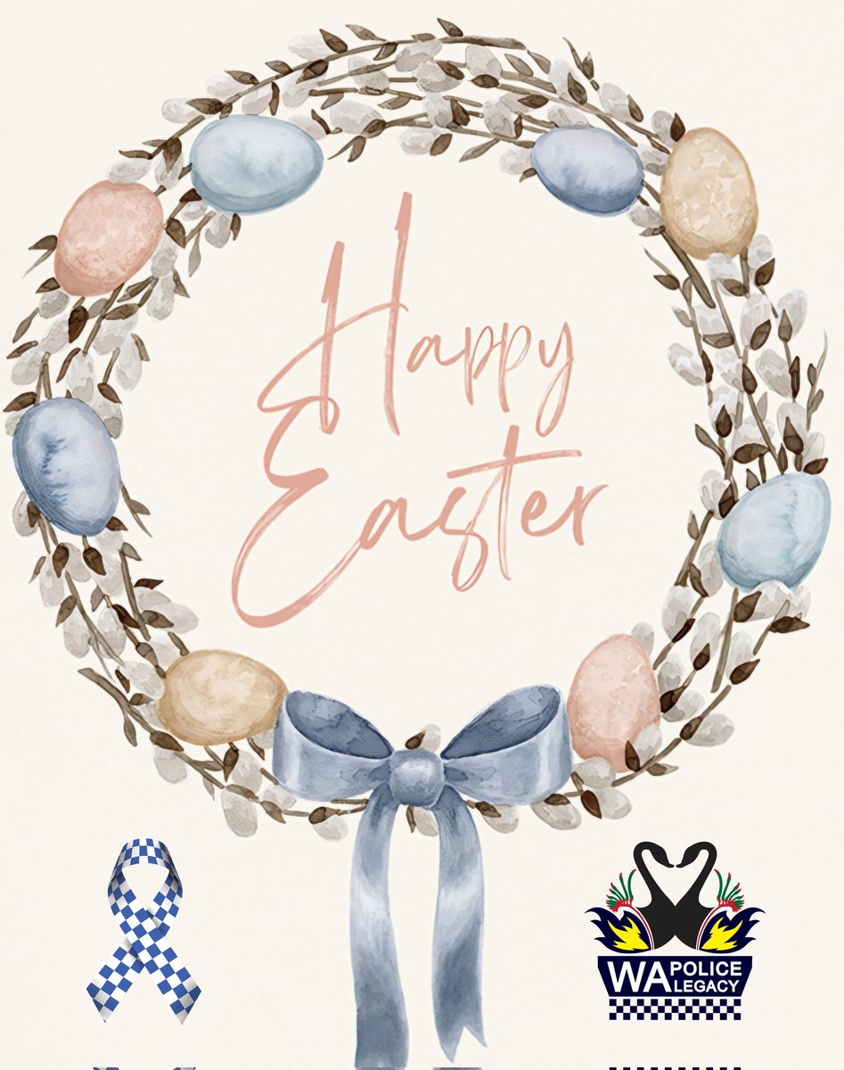 Have a very Happy Easter from all of us at <a href="/WAPoliceLegacy/">WA Police Legacy</a> 🐣 🐰