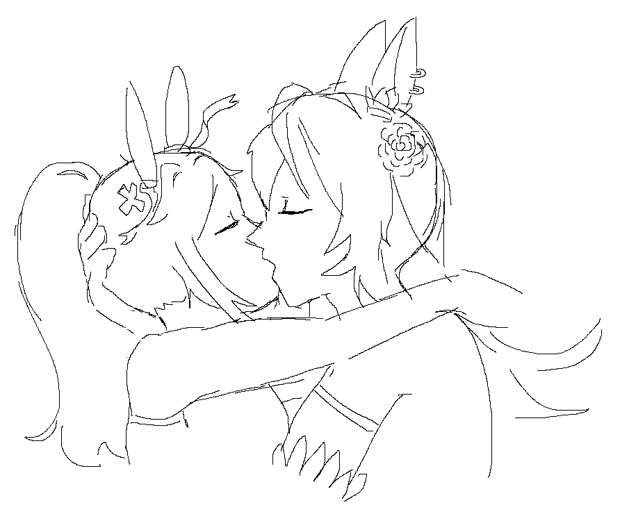 two girls just horsing around !!! #wlw design by @/Seeral_