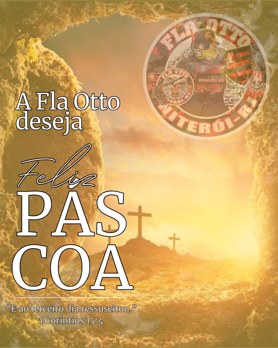 “O amor venceu a morte. Que essa vitória encha seu domingo de esperança.”

A Fla Otto deseja a todos os nossos integrantes e seguidores uma Feliz Páscoa 🔴⚫️🙏🏽

#flamengo #flaotto #felizpascoa #rj