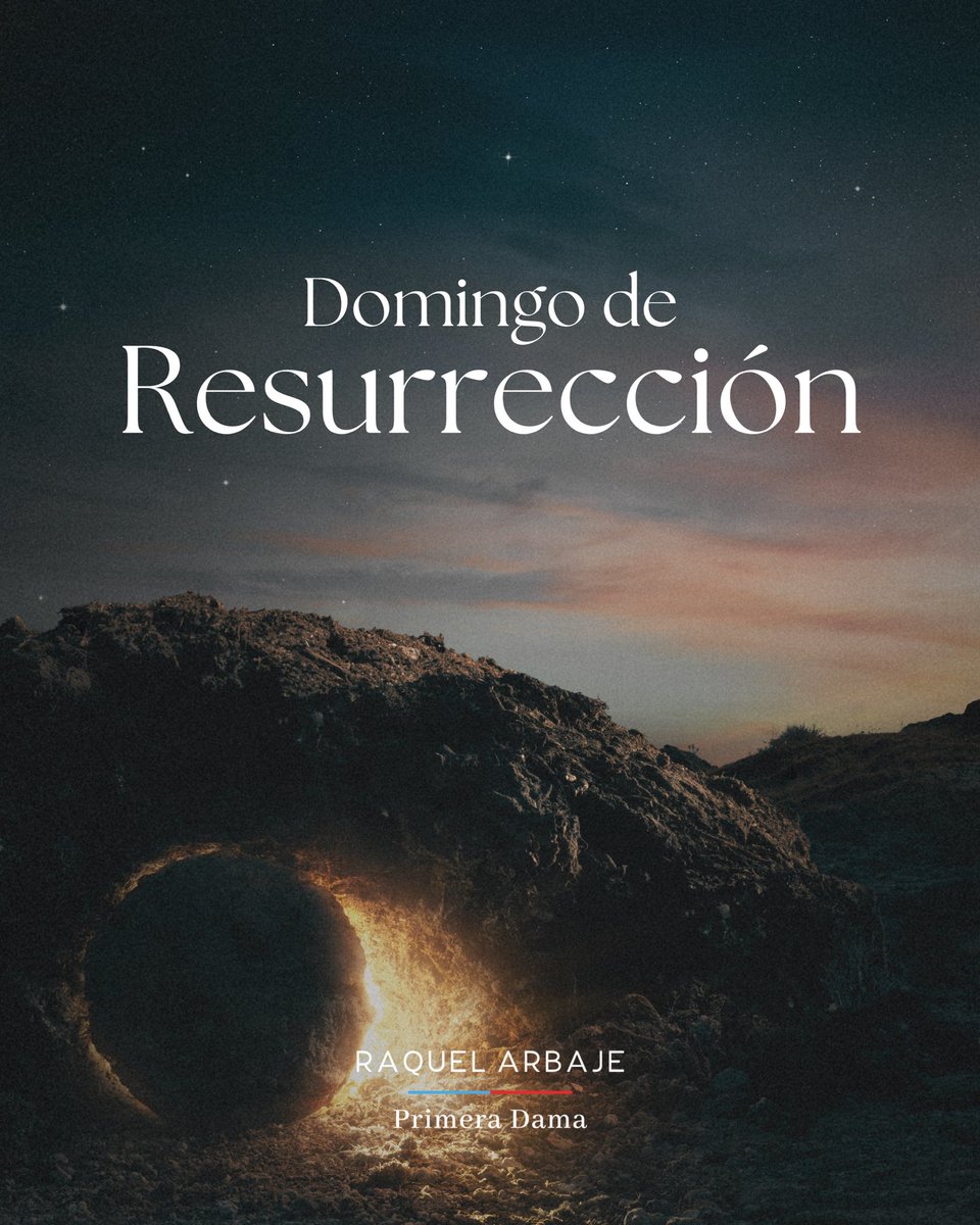 raquelarbaje's tweet photo. Hoy celebramos la resurrección de Jesús, símbolo de vida, esperanza y renovación. Que su amor nos abrace en lo más profundo y nos impulse a vivir con fe, gratitud y un corazón dispuesto a acompañar y servir. Que en medio de todo, su luz nos siga guiando. https://t.co/daOd38LSup