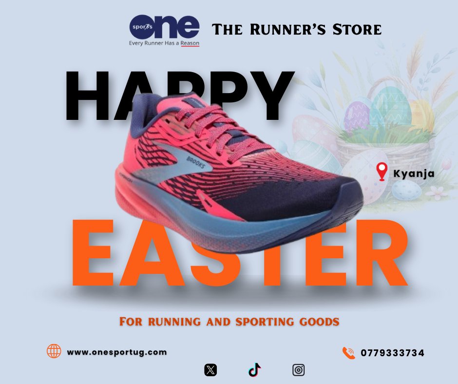 OneSportUg's tweet photo. Happy Easter days to y'all  #runner #Easter2025 #EasterWeekend #EasterSunday https://t.co/cTMbefOlQM