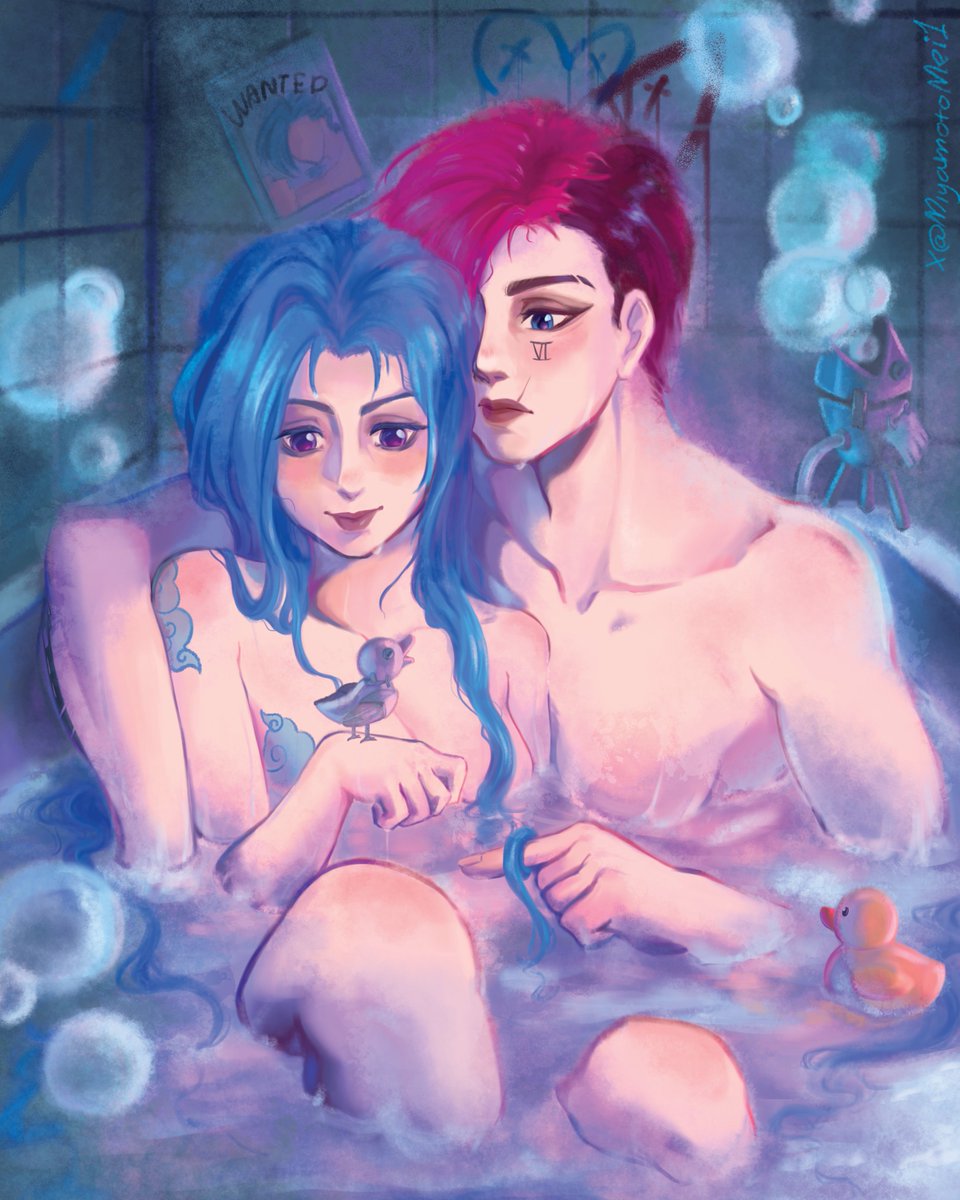 #Vi #Jinx #ViJinx #arcane  #WLW 
‼️BathScene‼️