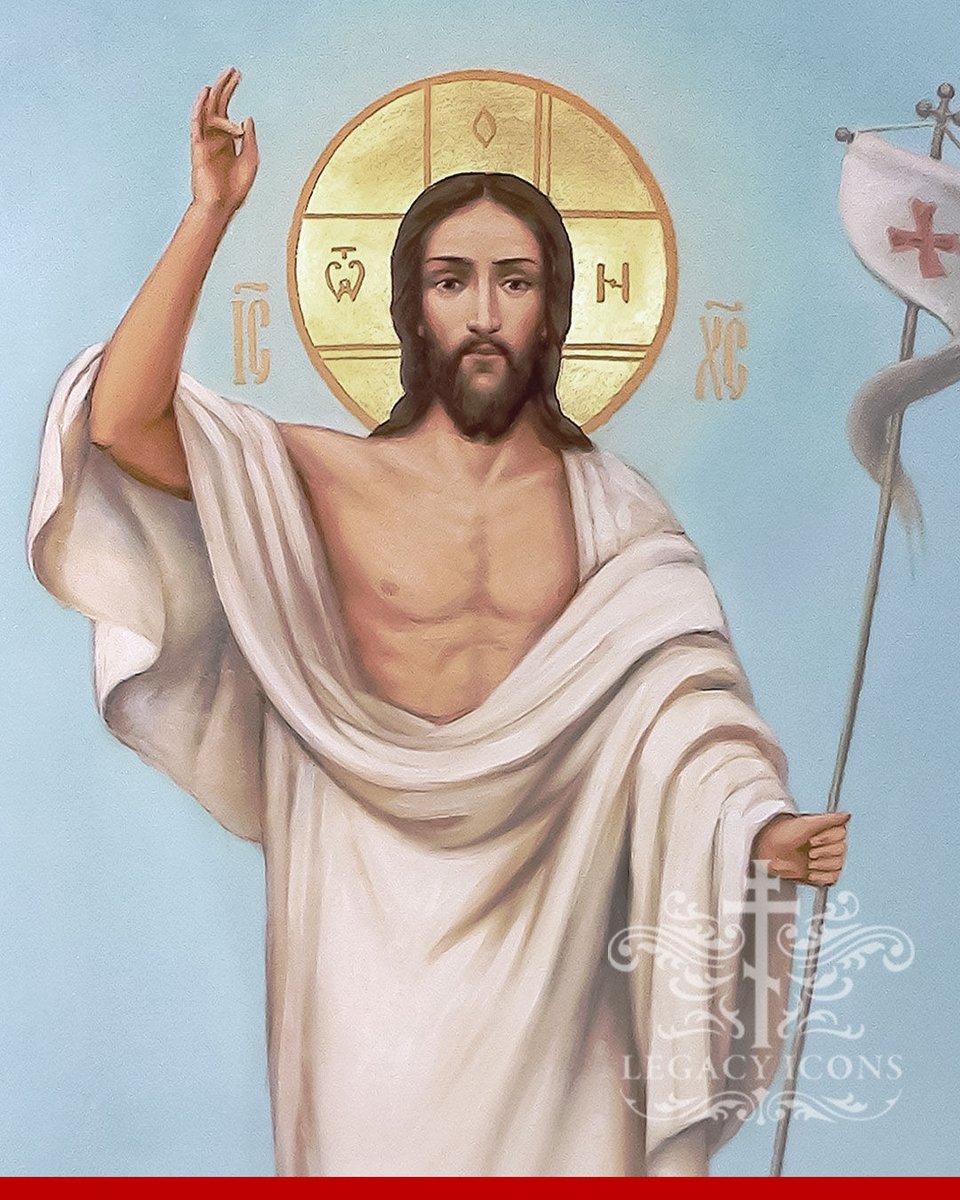 Legacy_Icons's tweet image. On the Holy and Great Sunday of #Pascha, we celebrate the Feast of Feasts, the #Resurrection of our Lord, God, and Savior Jesus Christ. bit.ly/3DstcfI

#Easter #Orthodoxy #OrthodoxChristian #AncientFaith #Prayer #Beauty #Iconography