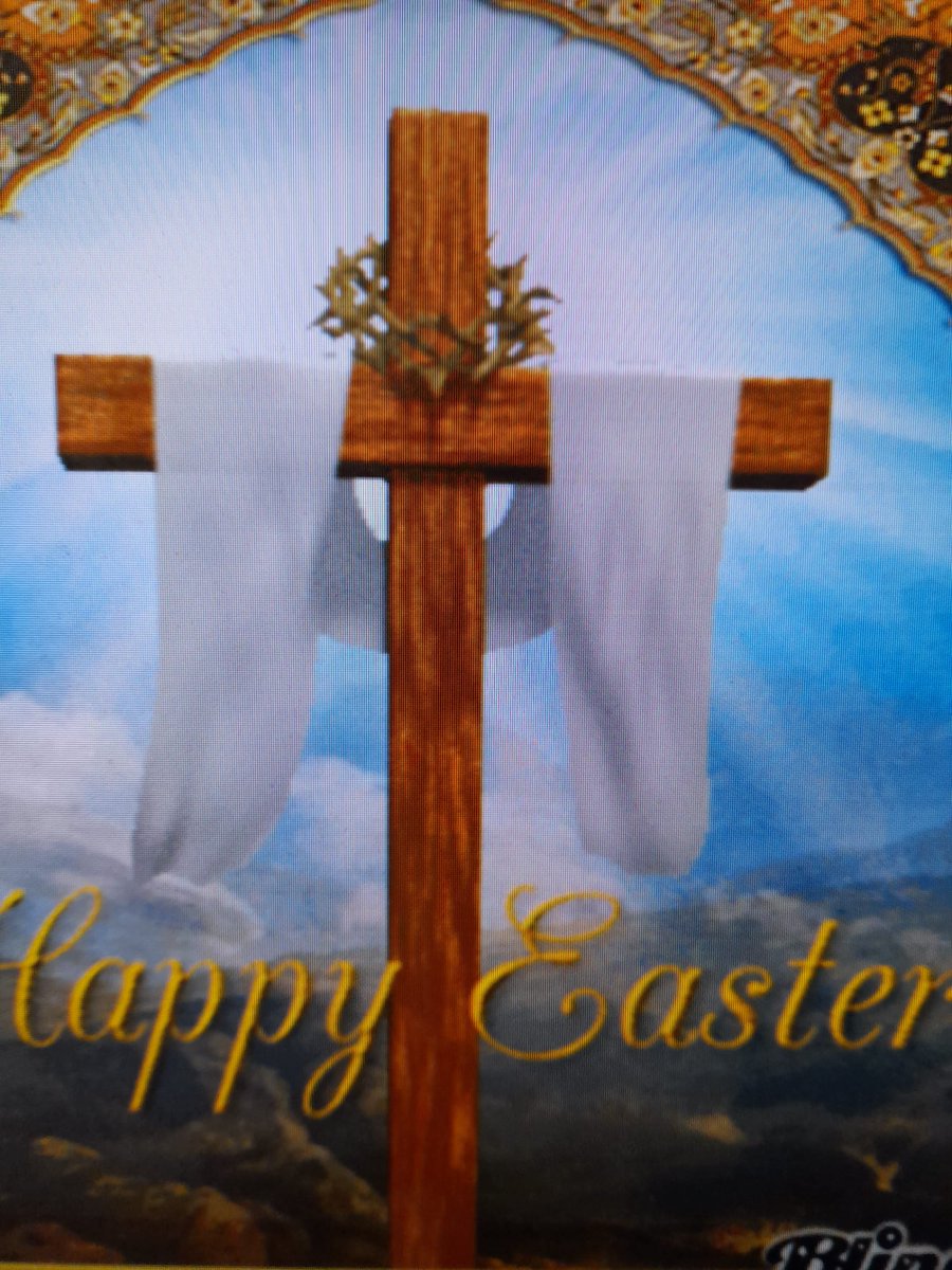 Happy  Easter to our Christian members, friends and allies. 

Thine be the glory, risen, conquering Son, endless is the victory thou o'er death hast won; angels in bright raiment rolled the stone away, kept the folded grave-clothes where thy body lay. 
#HappyEaster