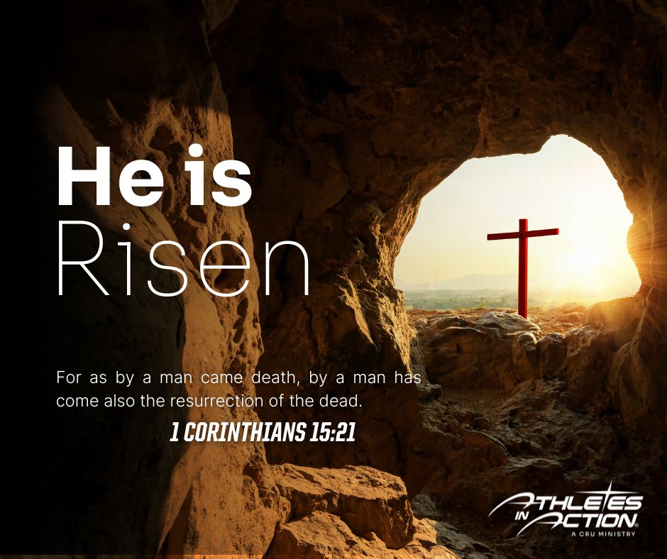 Death came through one man, but resurrection comes through Christ.

The tomb is empty. The victory is His—and now, it’s ours.

“For as by a man came death, by a man has come also the resurrection of the dead.” (1 Cor. 15:21 ESV)
#Easter #VictoryBeyondCompetition