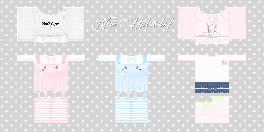 new uploads at 'cherie🤍
(all clothes bought off icyella server)

#ROBLOX #RobloxDesigner #robloxclothing #robloxclothes #RTCDesigner #RobloxDev #Robloxdesign #rtcdesigners