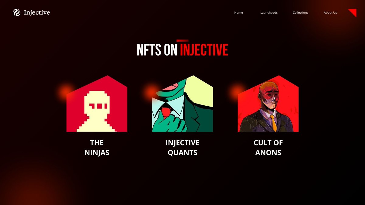 Saif Ur Rehman 🥷 (@saif4903) on Twitter photo Here are some of my favorite NFTs on <a href="/injective/">Injective 🥷</a>, along with their floor prices:
✦ <a href="/PremierNinjas/">The Ninjas 🥷</a>: 16.67 $INJ
✦ <a href="/xCultofAnons/">Cult of Anons</a>: 1.2 $INJ
✦ <a href="/InjectiveQuants/">Quants</a>: 2.22 $INJ
✦ <a href="/InjPedro/">Pedro INJ</a>: 0.68 $INJ
✦ <a href="/berbtoken/">BERB 🥷</a>: 4.18 $INJ
✦ <a href="/warriorpandafm/">Warrior Panda Official 🐼⚔️</a>: 0.4 $INJ
✦ <a href="/BeeSideNFT/">B Side (🐝,🌸)</a>: 1.95 $INJ
✦ Here are some of my favorite NFTs on <a href="/injective/">Injective 🥷</a>, along with their floor prices:
✦ <a href="/PremierNinjas/">The Ninjas 🥷</a>: 16.67 $INJ
✦ <a href="/xCultofAnons/">Cult of Anons</a>: 1.2 $INJ
✦ <a href="/InjectiveQuants/">Quants</a>: 2.22 $INJ
✦ <a href="/InjPedro/">Pedro INJ</a>: 0.68 $INJ
✦ <a href="/berbtoken/">BERB 🥷</a>: 4.18 $INJ
✦ <a href="/warriorpandafm/">Warrior Panda Official 🐼⚔️</a>: 0.4 $INJ
✦ <a href="/BeeSideNFT/">B Side (🐝,🌸)</a>: 1.95 $INJ
✦
