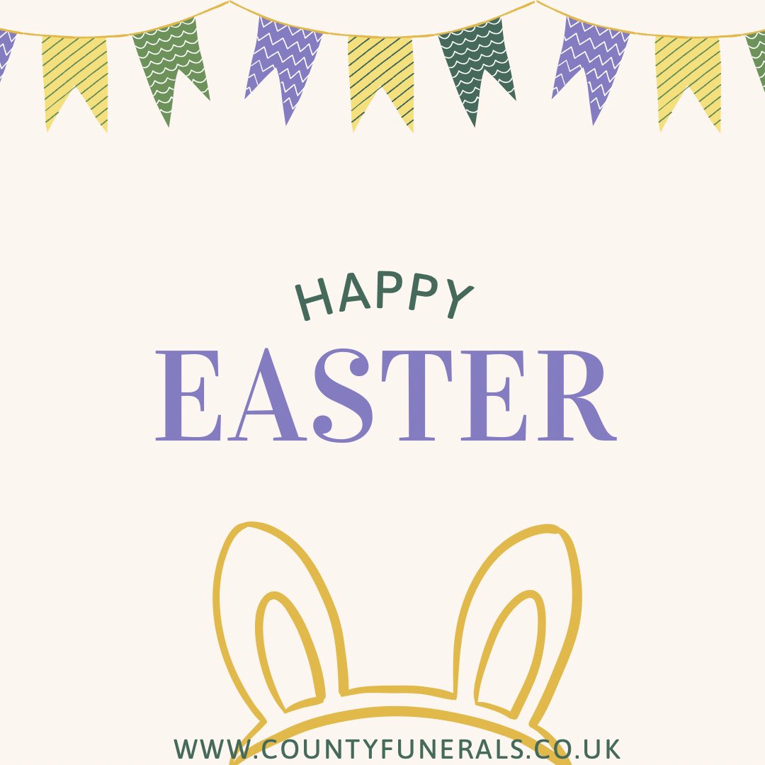 CountyFunerals's tweet photo. Wishing all the families we serve a peaceful Easter. For those grieving this season, may you find comfort and moments of peace. We’re thinking of you. #HappyEaster https://t.co/aEQNnQzOmJ