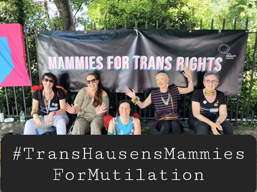 SimpSimonSays's tweet photo. @AdamsSandr4794 @TheSundayIndo @Independent_ie @HJoyceGender @rte @AlanEnglish9 Mammies For Trans Rights 🙄

Karen Sugrue and Bernie Linnane are two of the craziest people in the Country. They will descend further into madness over time.

How is Jude Copeland a "Mammy"? 🤔👇

#MunchausenByProxy https://t.co/yCx9AzzSe2