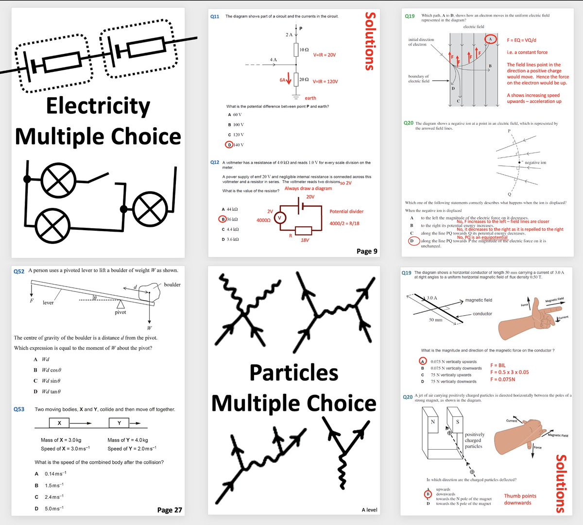 JohnnyBHudson's tweet photo. Physics multiple choice questions and solutions
All year two topics - 216 questions
https://t.co/Rh8hungHPH
All year one topics - 257 questions
https://t.co/NH3dM9u0ui

#physics #revision https://t.co/0P7K9tEmUB