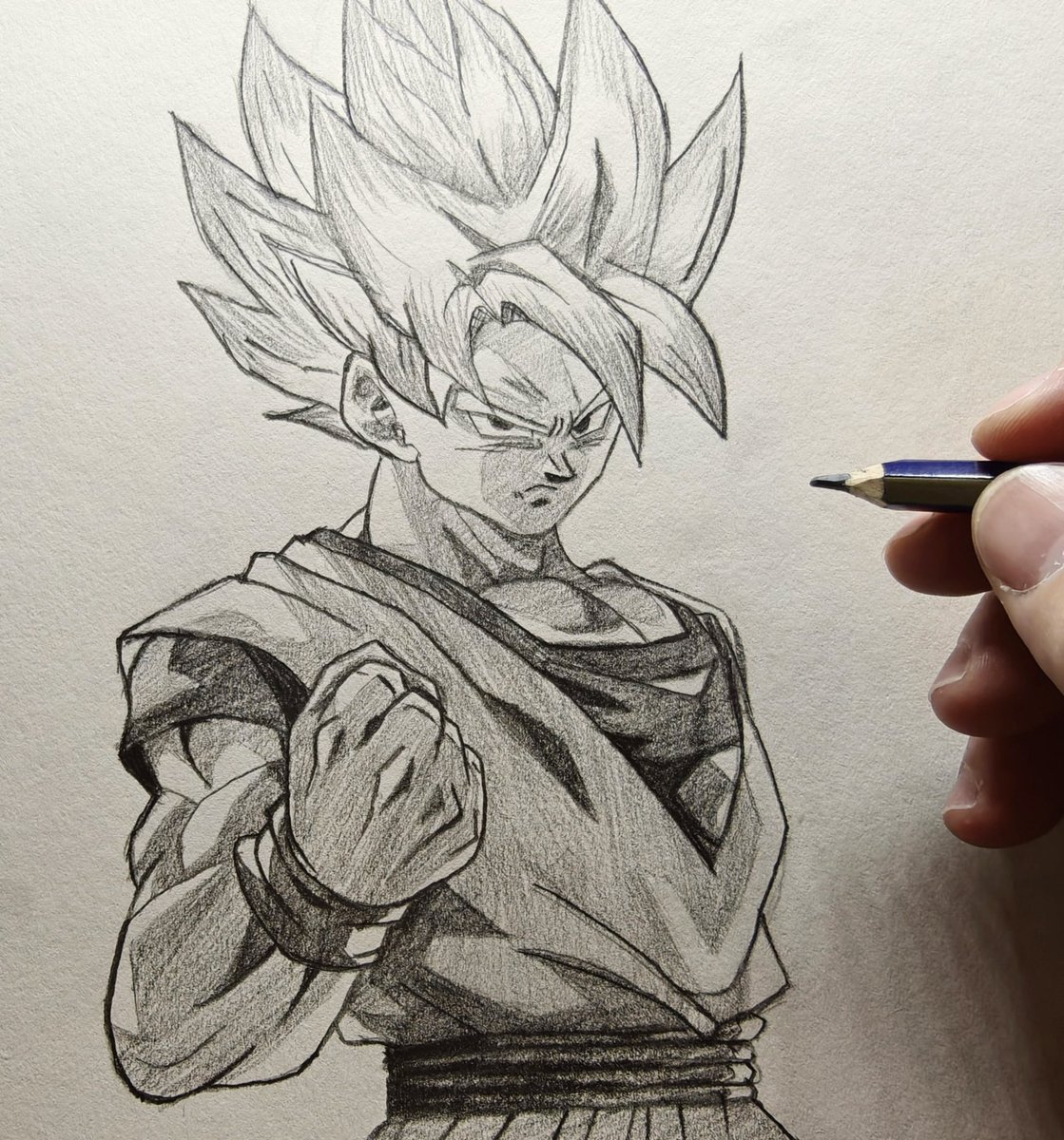 HBakeche's tweet photo. Goku Super Saiyan Epic Drawing! ⚡🔥 | Dragon Ball Fanart

Witness the power of Goku in Super Saiyan mode! ⚡💥

Watch now: https://t.co/UeCctrzzZc

#Goku #SuperSaiyan #DragonBallZ #AnimeDrawing #FanArt #MangaArt #Sketching #AnimeArt #DBZ #ArtVideo #SaiyanPower ⚡🔥✍️ https://t.co/KvfPZke22o