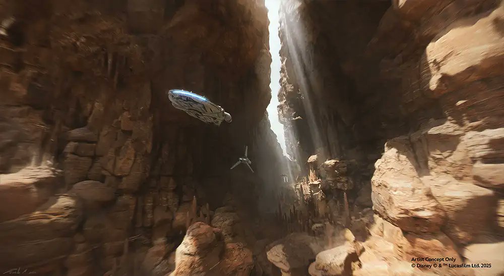 While I appreciate the immersive storyline Imagineers created for Galaxy's Edge, opting for old school locations for Smugglers Run is the right choice. I can't wait to fly the Falcon on Tatooine, Bespin, Coruscant, and over Endor.