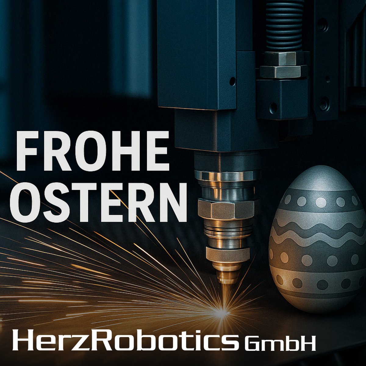 Blechwelt's tweet photo. Die HerzRobotics GmbH wünscht allen Kunden, Partnern und Mitarbeitern ein erholsames Osterfest 🐣 https://t.co/wOGmpH59BA