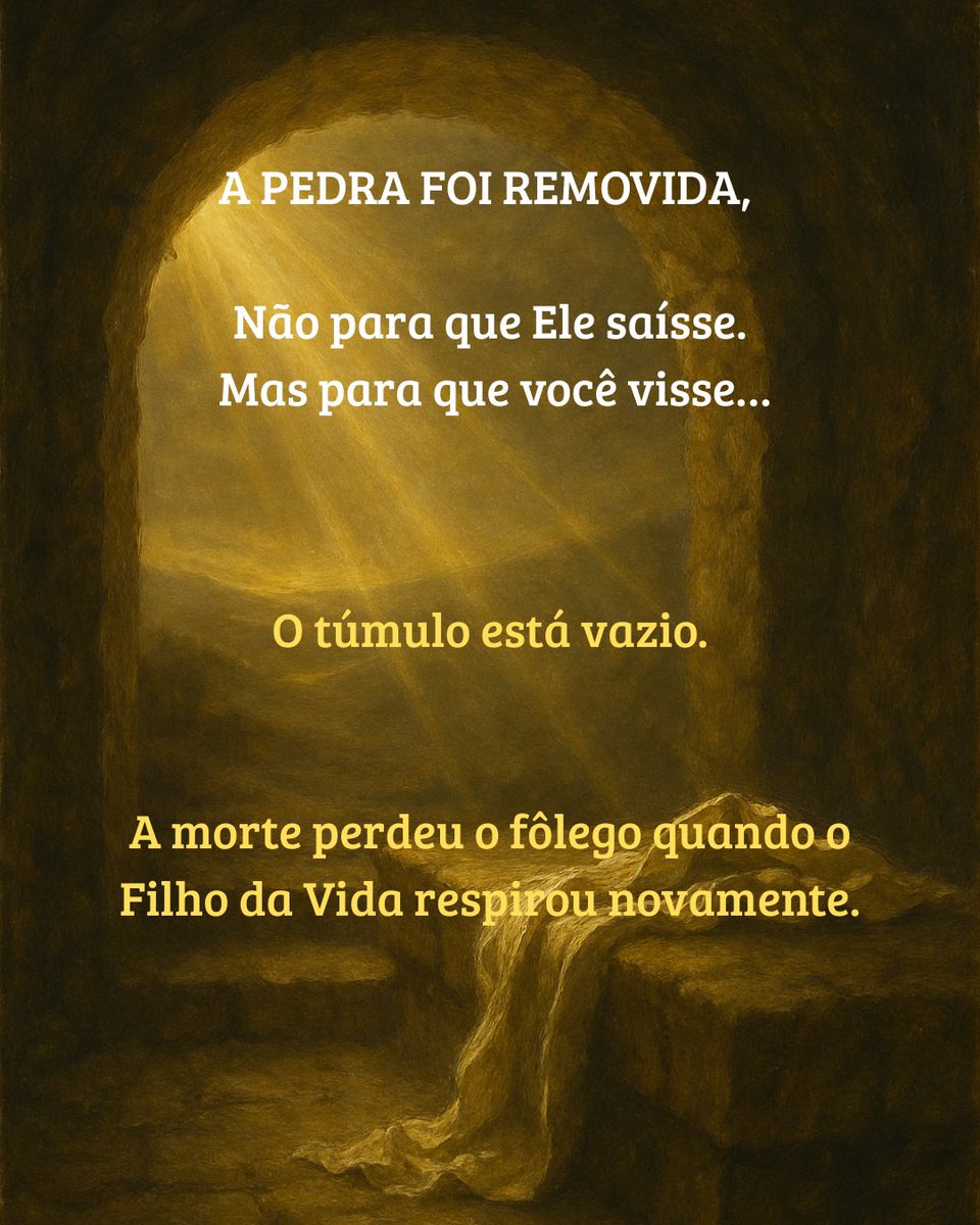 antoniolemos's tweet photo. FELIZ PÁSCOA EM VOCÊ!
A Ressurreição de Jesus é o coração pulsante da nossa fé!

Que o Cristo ressuscitado possa viver e resplandecer Vida plena em você!
"se Cristo não ressuscitou, logo é vã a nossa pregação, e também é vã a vossa fé" - 1 Coríntios 15:14. https://t.co/ra4Ddic1Te