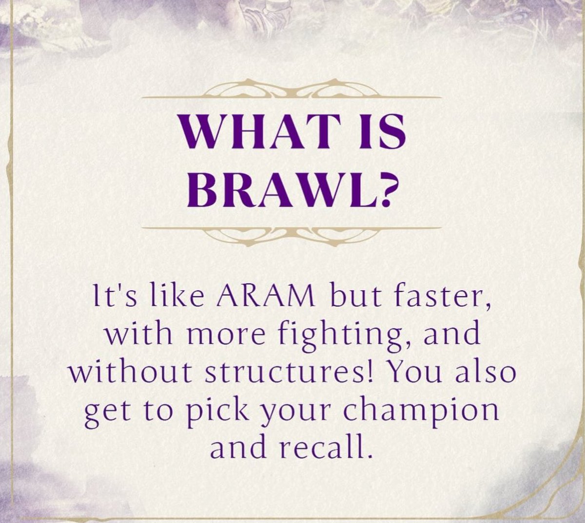 "its like aram. with all the features of aram removed" ?????