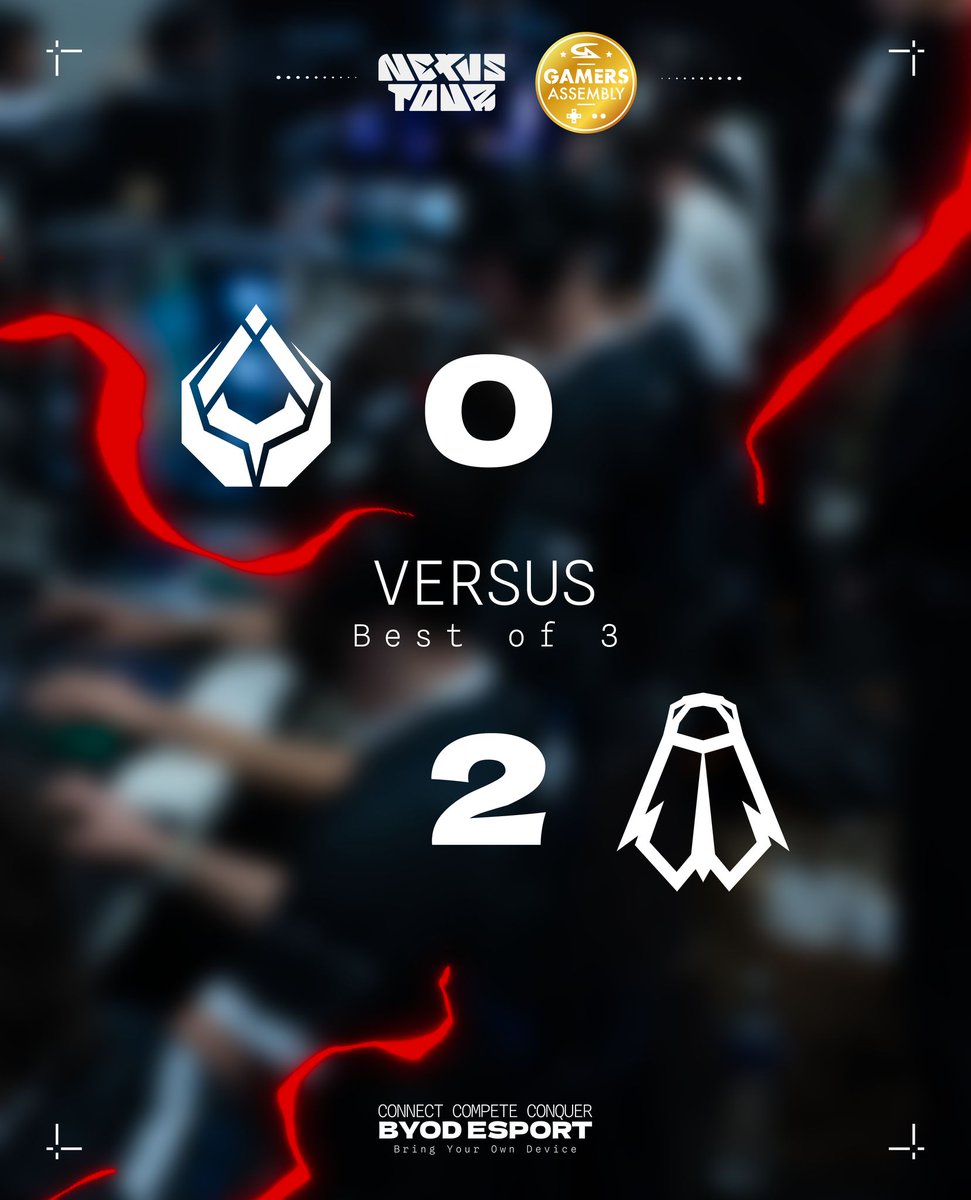 BYOD E-SPORT (@byod_esport) on Twitter photo Malheureusement on s'incline face à <a href="/CicadasGaming/">CICADAS Gaming</a> GGWP ! 👏
Ce BO3 sonne la fin du parcours dans cette <a href="/GamersAssembly/">Gamers Assembly</a> mais pas la fin de notre histoire 🔥
#25ANSGA #BYODWIN 🏆 Malheureusement on s'incline face à <a href="/CicadasGaming/">CICADAS Gaming</a> GGWP ! 👏
Ce BO3 sonne la fin du parcours dans cette <a href="/GamersAssembly/">Gamers Assembly</a> mais pas la fin de notre histoire 🔥
#25ANSGA #BYODWIN 🏆