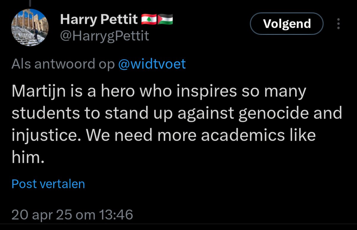 widtvoet's tweet image. Brothers in arms die elkaar steunen, ik mag dat wel dus +1 @HarrygPettit

En Engels is prima hoor maar ik spreek ook gewoon Nederlands.

#wnlopzondag #dekker #wnlopzondag