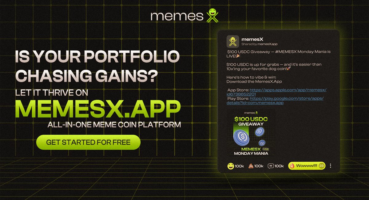 Tired of flipping between 5 tabs just to track your fav meme coins? 😩
Wish you had one place for real-time prices, top gainers, loser alerts &amp; instant trades? 🔥

Boom. You just found it.
🚀 MemesX.app is your command center for meme coin madness.
No more guessing.