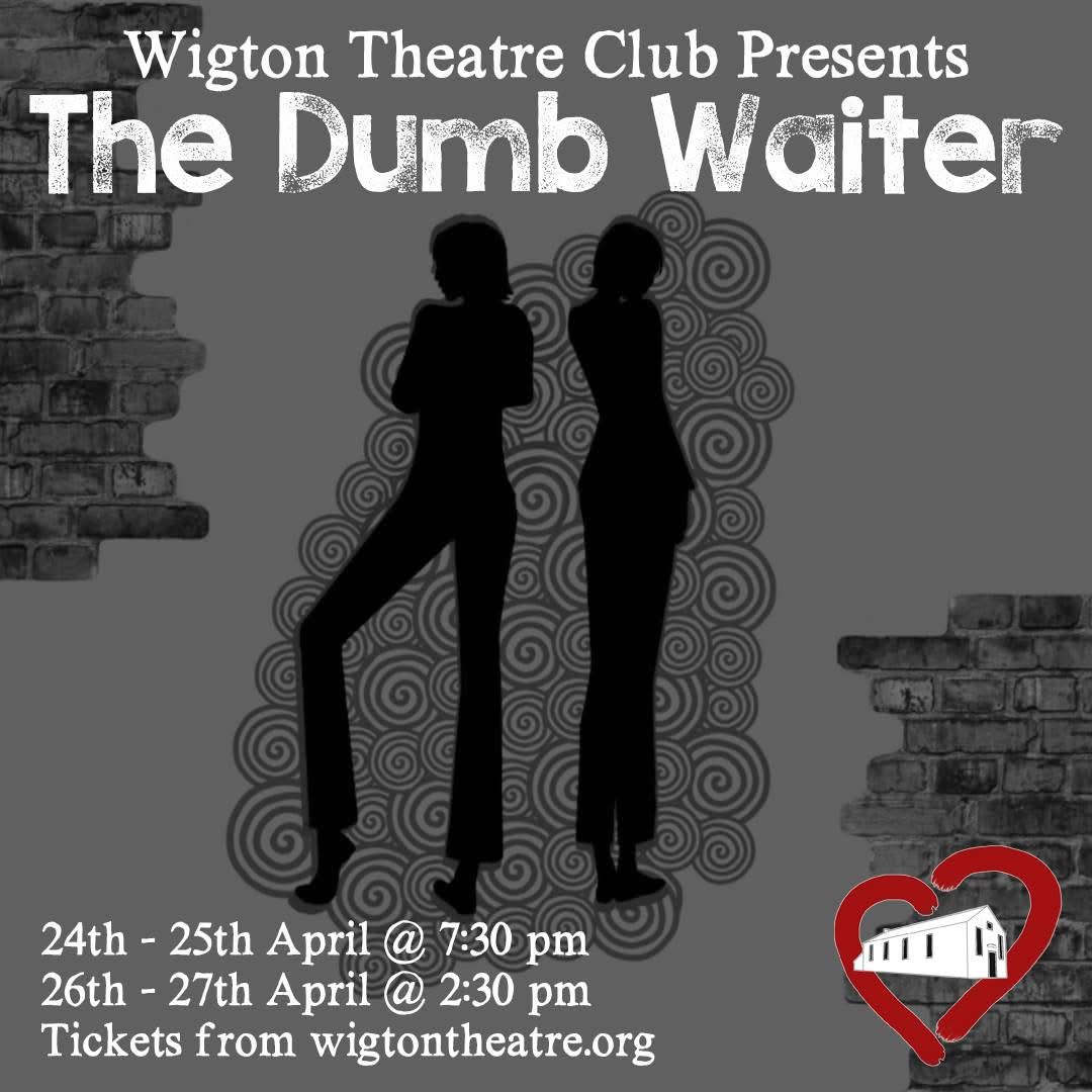 Fancy a night out at the theatre over the weekend of our festival in Wigton? Get your tickets now for The Dumb Waiter by Harold Pinter at Wigton's John Peel Theatre! 
All the details here: wigtontheatre.org
And you can read about the plot here: britannica.com/topic/The-Dumb…