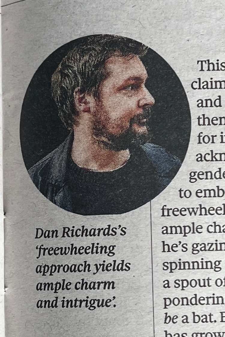 Dan_Zep's tweet image. Thanks to @ObsNewReview for today's lovely review of Overnight. I was delighted that @HephzibahA spoke of the book so warmly and made particular mention of the ideas of kindness and benevolence at its heart.
#freewheelingcharm
#overnight #danrichards #canongate #observerbooks