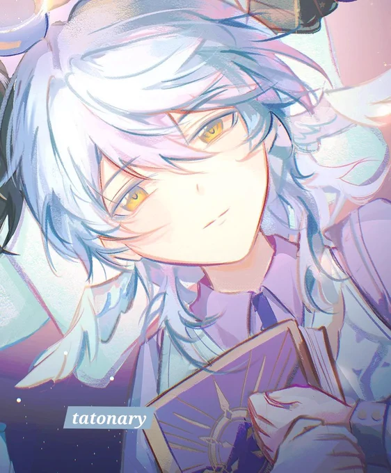 Smol Sunday My illust preview for  new book, I've seen a bit the book and it's so wholesome I'm going to explode 