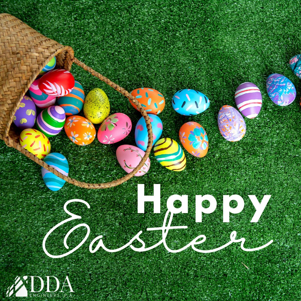 DDAEngineers's tweet image. Happy Easter!
From our family to yours, we wish you a joyful and peaceful Easter. Here’s to good company, great food, and maybe even a chocolate bunny or two. #Easter #ddaengineers #miami