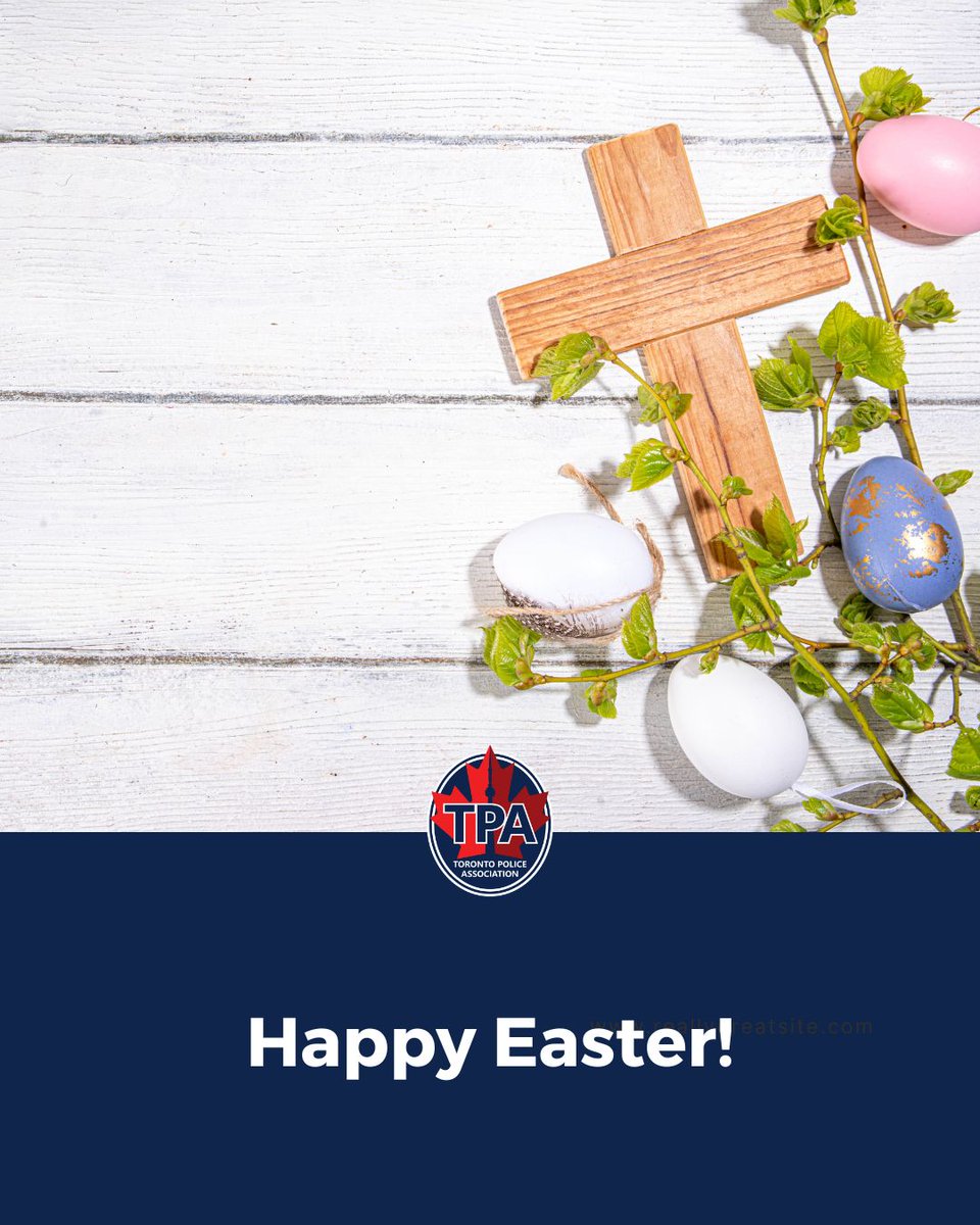 Toronto Police Association (@tpaca) on Twitter photo Happy Easter to all who celebrate. We wish our members and their families a weekend filled with peace, renewal, and quality time with loved ones. To those working this weekend: thank you for keeping our communities safe while others gather at home. #Easter Happy Easter to all who celebrate. We wish our members and their families a weekend filled with peace, renewal, and quality time with loved ones. To those working this weekend: thank you for keeping our communities safe while others gather at home. #Easter