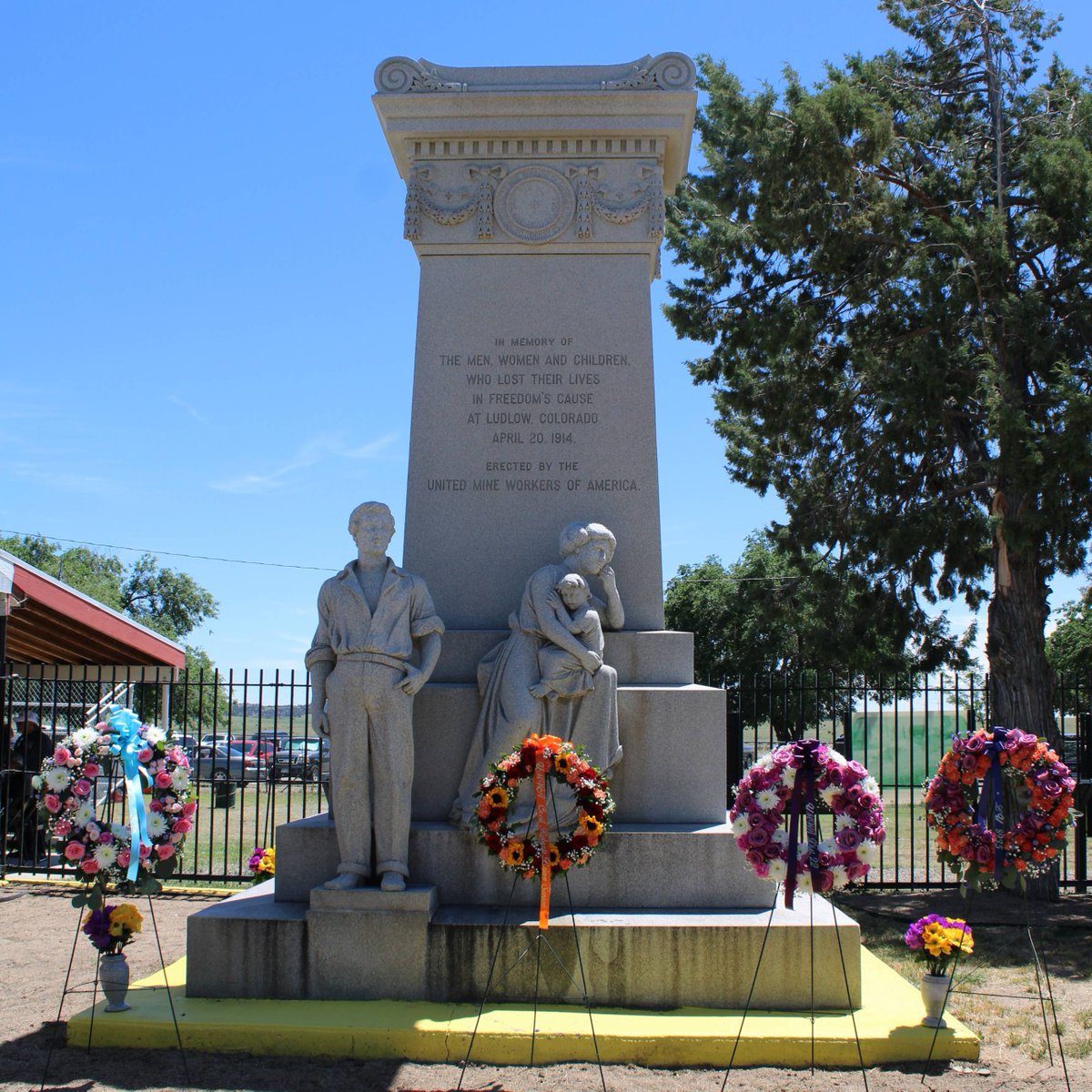 The 111th year anniversary of the Ludlow Masacre which commemorates the men, women, and children who died on that sacred ground in 1914. Today we remember their sacrifices in order to ensure safety and better work conditions for coal miners.