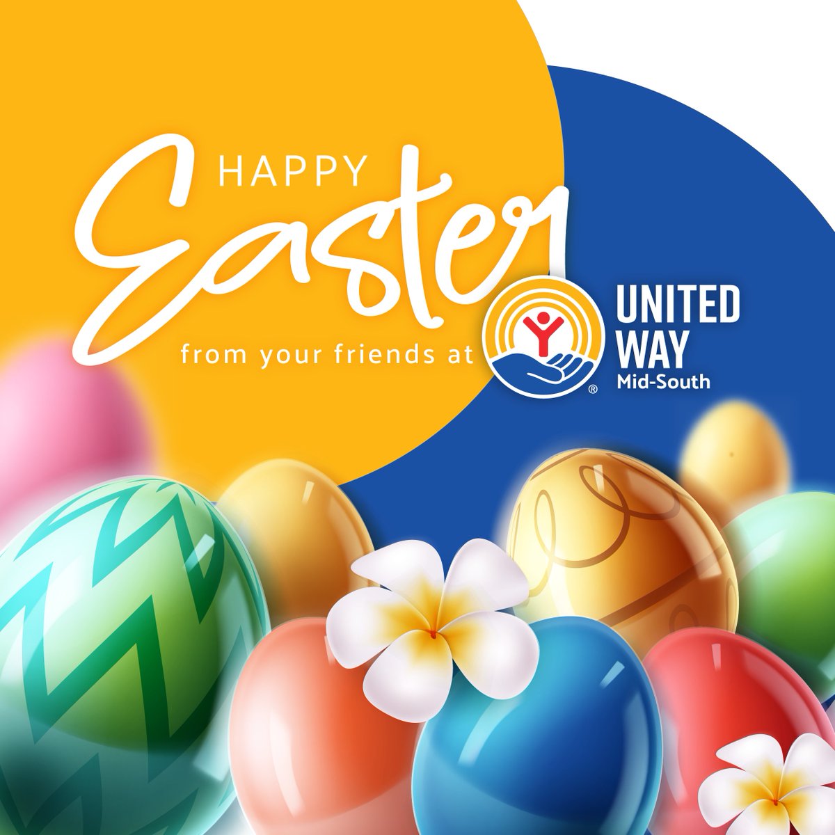 🐣 Happy Easter from United Way of The Mid-South! Wishing you sweet moments and a joyful day. #Easter2025 #LiveUnited