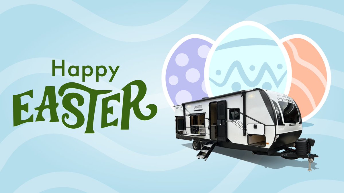 Happy Easter from all of us at Ferguson RV World — here’s to a day full of peace, family, and springtime sunshine. 🐇🚐