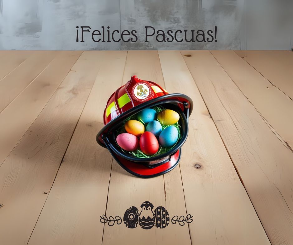 fedbonaerenseBV's tweet photo. "🎉🥚𝓕𝓮𝓵𝓲𝓬𝓮𝓼 𝓟𝓪𝓼𝓬𝓾𝓪𝓼🥚🎉

Aprovechamos la ocasión para saludar a todos nuestros queridos Bomberos y Bomberas Voluntarias Bonaerenses que se encuentran de guardia para servir a su comunidad con #sacrificio #valor #Abnegacion y #desinterés" https://t.co/yTyd9L1YGZ