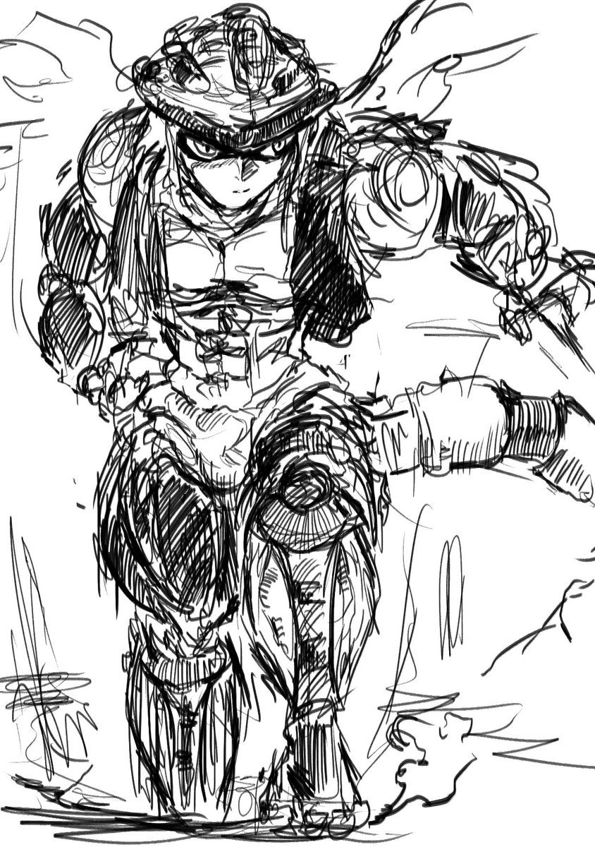 sriagkuaki's tweet photo. メルエム　落描きです https://t.co/RwKABHacZR