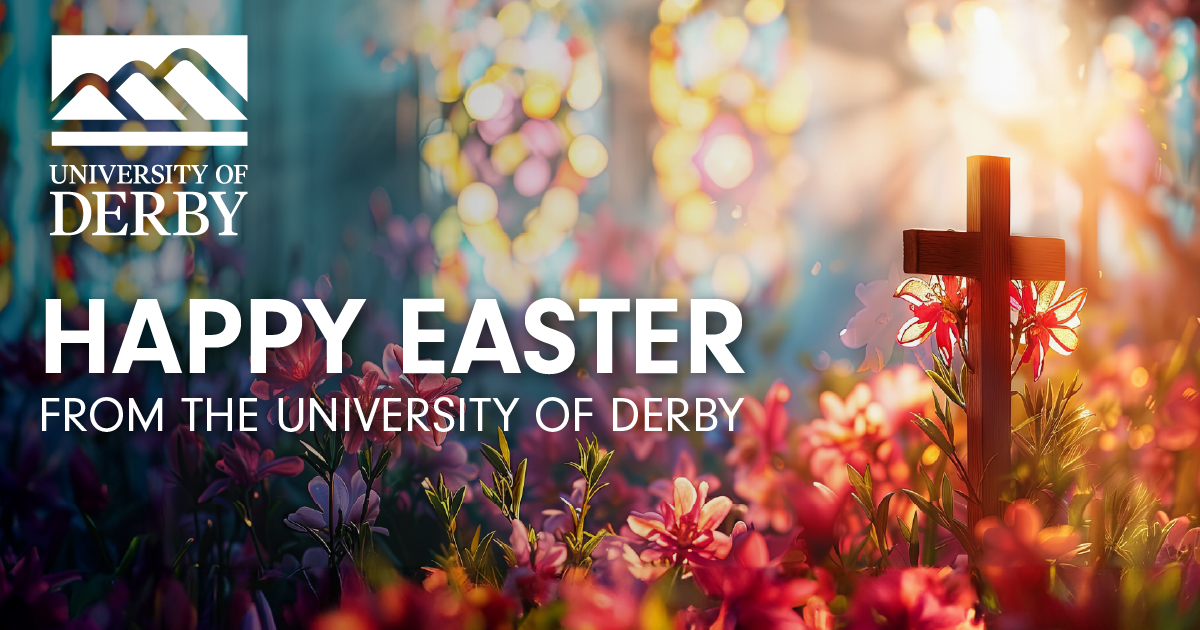 Happy Easter from the University of Derby 🐣🐰