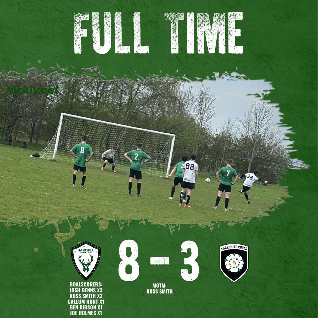 3 Huge Points

Outstanding start to finish today. Our best performance and the result to match it this season. Don’t believe the Hype all Benzy’s goals were Pens.

Goalscorers were Benzy X3, Ross X2, Callum, Gibbo and Joe all X1, MOTM Josh Benns.

Brought to you by <a href="/brookhousegas/">Brookhouse Gas Services LTD</a>