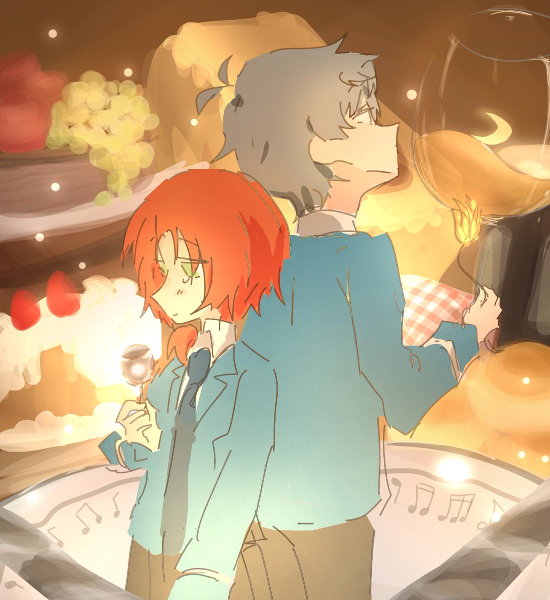 晩餐歌 
#あんスタ #レオいず