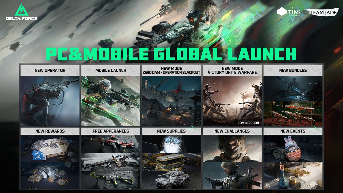 DeltaForce_Game's tweet photo. 1 DAY before the Global Launch, here is an overview of all the highlights coming April 21!
Which part are you most excited about? https://t.co/mKygucoBPo