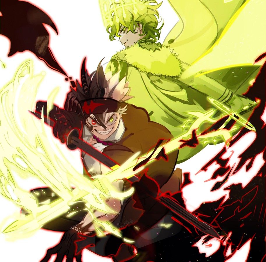 Black Clover #BlackClover 
Asta 💯 Yuno 💯🔥